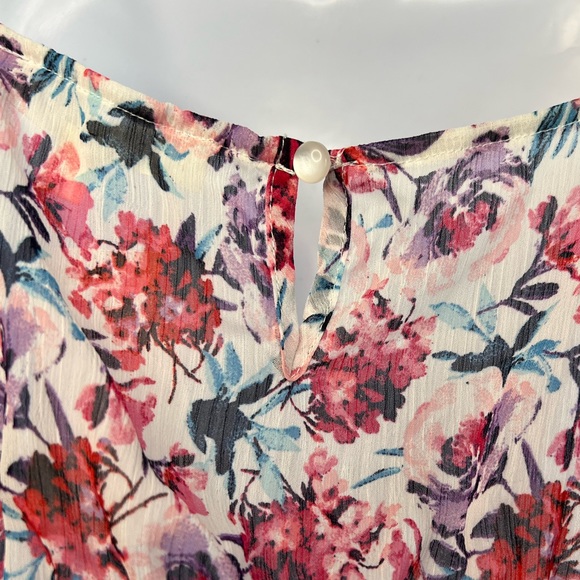 Row A Floral Tie Front Dress NWT - Picture 4 of 5